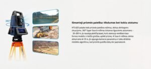 Išmanioji prizmės paieška robotizuotam tacheometrui – automatinis taikinio aptikimas