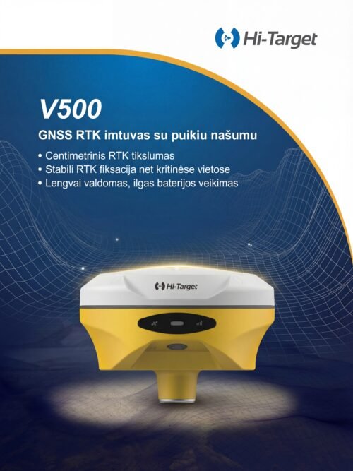 Hi-Target V500 GNSS / GPS imtuvas