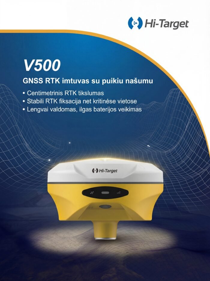 Hi-Target V500 GNSS / GPS imtuvas