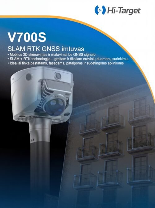 Hi-Target V700S Slam GNSS imtuvas