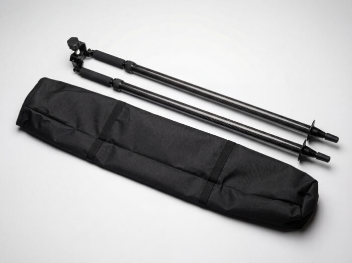 Anglies pluošto geodezinis bipodas (dvikojis)