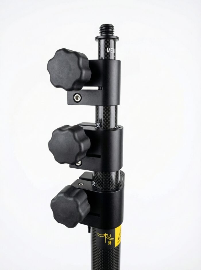 Teleskopinė anglies pluošto gairė GPS / GNSS imtuvams (4.60m)