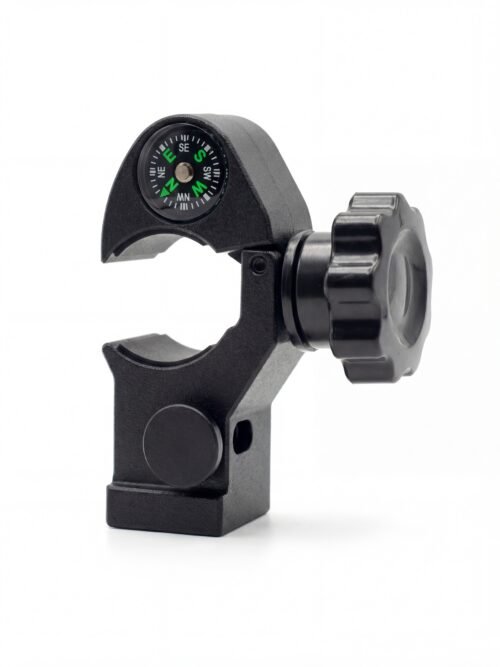 Greito fiksavimo laikiklis gairei (32mm) su kompasu