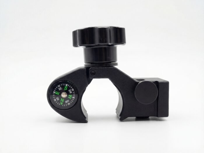 Greito fiksavimo laikiklis gairei (32mm) su kompasu