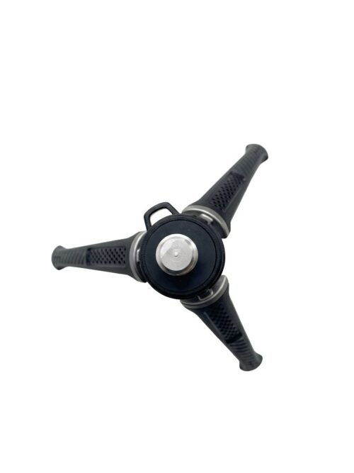 Geodezinis mini trikojis prizmei su 5/8 sriegiu – vaizdas iš viršaus