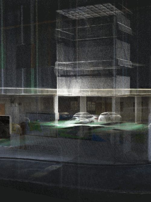 Hi-LiDAR SLAM duomenų apdorojimas ir pastato 3D taškų debesis