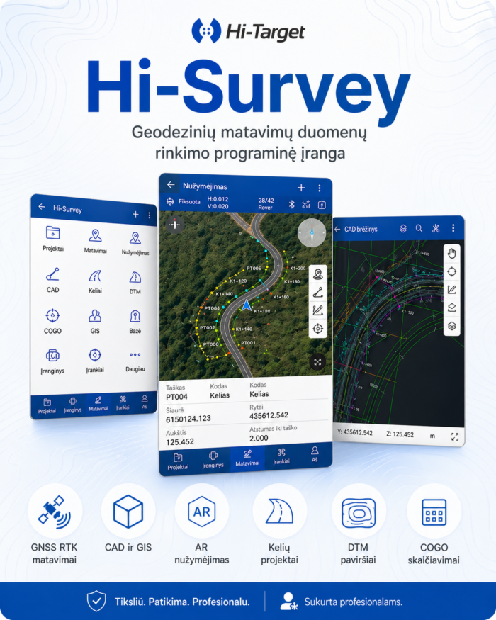 Hi-Survey programinė įranga