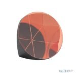Geodezinės prizmės stiklas 25,4 mm su vario danga, 3–4″