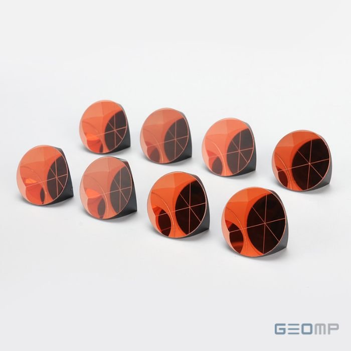 Geodezinės prizmės stiklas 25,4 mm su vario danga, 3–4″