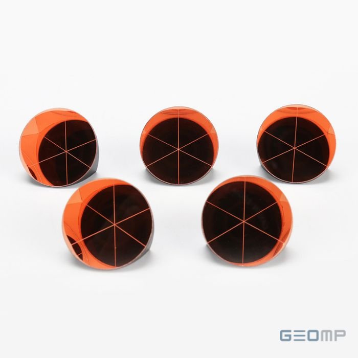 Geodezinės prizmės stiklas 25,4 mm su vario danga, 3–4″