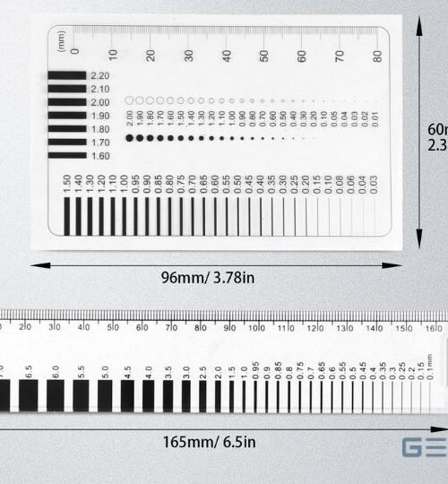 Įtrūkimų pločio liniuotė GMP-MON-014 (2)