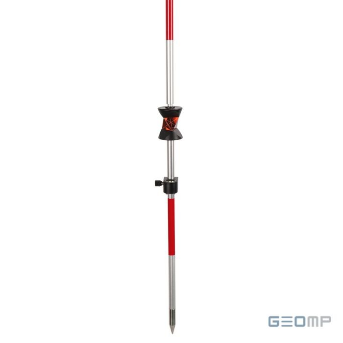 Leica tipo 360° mini prizmė su gaire ir gulsčiuku