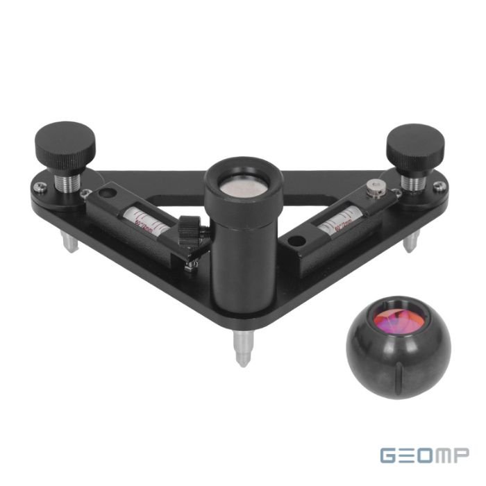 Sferinė prizmė su mini bipodu, 3–4″