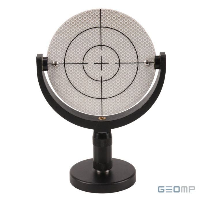 Reflektorinis skenavimo taikinys Ø152 mm su magnetiniu pagrindu