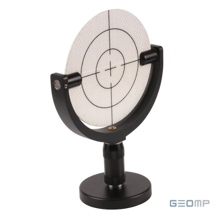 Reflektorinis skenavimo taikinys Ø152 mm su magnetiniu pagrindu