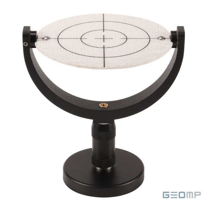 Reflektorinis skenavimo taikinys Ø152 mm su magnetiniu pagrindu