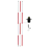 Mini prizmė 25,4 mm su gaire ir dėklu