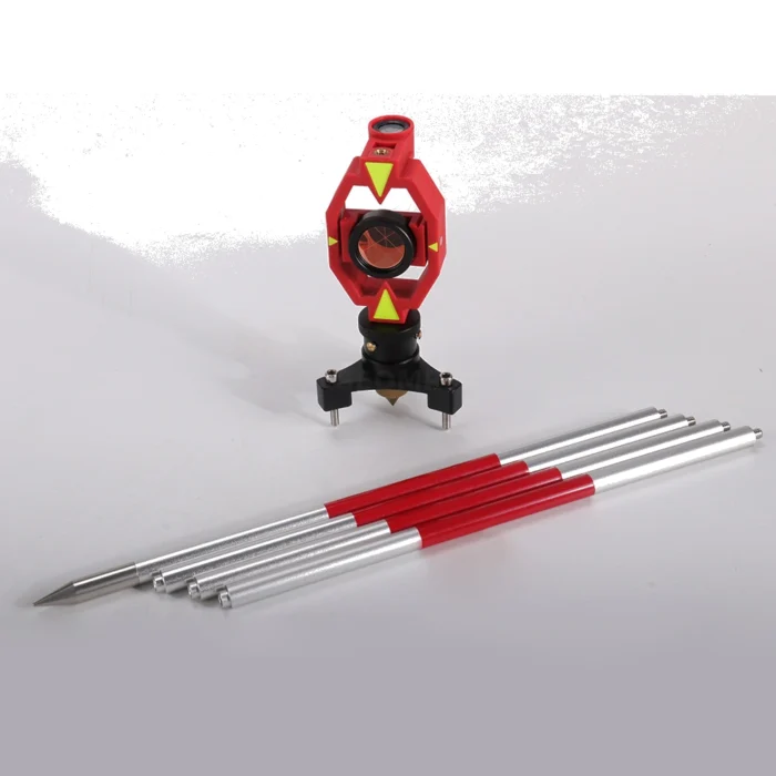 Mini prizmė 25,4 mm su aliuminine gaire, 0 mm