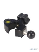 Greito fiksavimo spaustukas 32 mm gairei, su gulsčiuku ir 1″ rutuliu