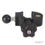 Greito fiksavimo spaustukas 32 mm gairei, su gulsčiuku ir 1″ rutuliu
